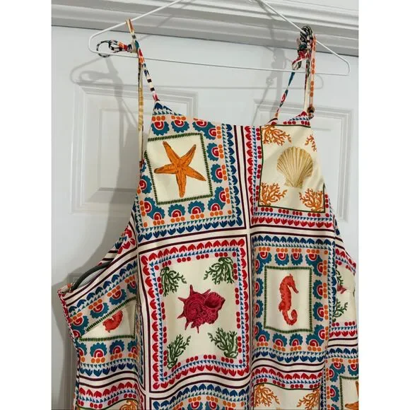 Anthropologie tie neck column midi dress - Picture 7 of 9